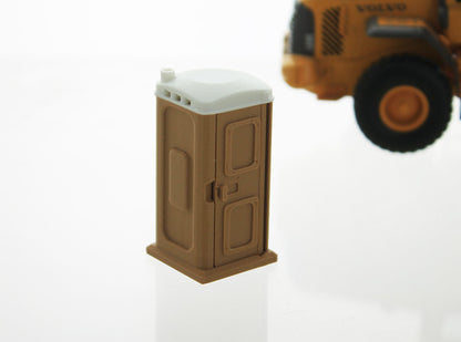 3D To Scale 50-141-BN 1/50 Porta-Potty, Natural Brown