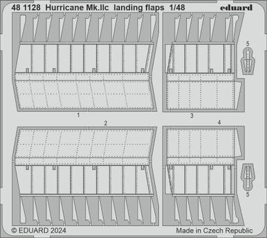 Eduard 481128 1/48 Hurricane Mk.IIc Landing Flaps Photo Etched Set