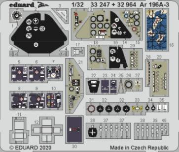 Eduard 33247 1/32 Ar 196A-3 Zoom Set for REVELL