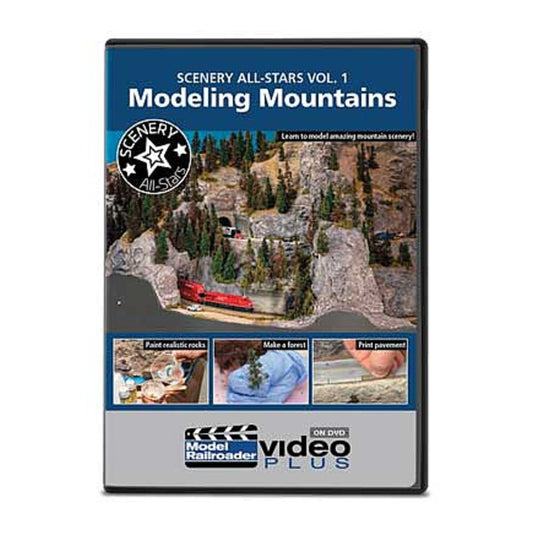 Kalmbach Publishing 15349 All Scale Scenery All-Stars DVD -- Volume 1: Modeling Mountains