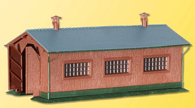 Kibri 37802 N Scale Single-Track Loco Shed - Kit