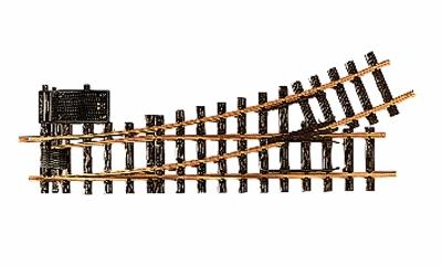 LGB 16150 G Scale Electric Turnout - R3 - 22.5 Degrees -- Left-Hand