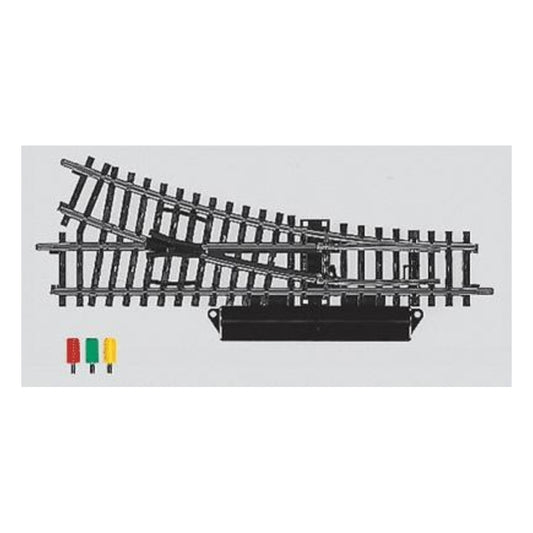 Marklin 2263 HO Scale K-Track Remote Turnout -- Right-Hand pkg(2)