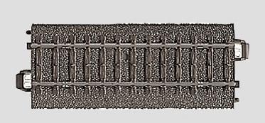 Marklin 24094 HO Scale 3-Rail C Track -- Straight - 3-3/4" 9.5cm