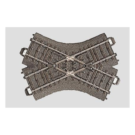 Marklin 24649 HO Scale C-Track Crossing -- 48.6 Degrees