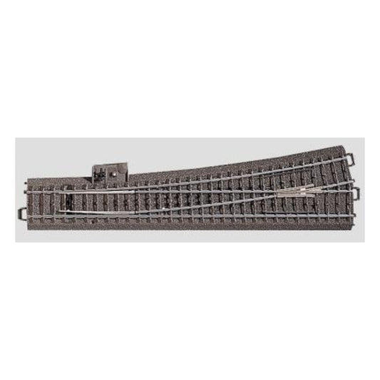 Marklin 24711 HO Scale C-Track -- Wide Radius Turnout - 9-15/16" 25.2cm - Left