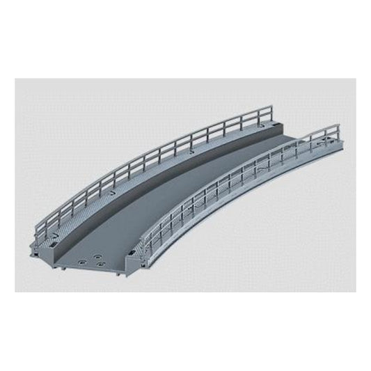 Marklin 74623 HO Scale C-Track -- Curved Ramp - 17-1/4" 43.8cm Radius (R2)