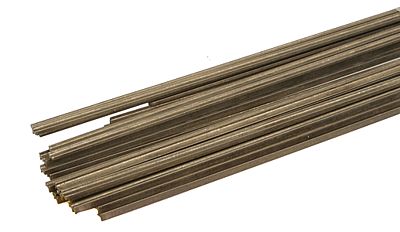 Micro Engineering 16100 HO Scale Weathered Nickel Silver Rail - 3' Long Pieces -- Code 100 pkg(33)