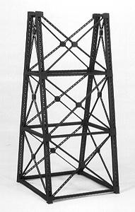 Micro Engineering 75169 HO Scale Tall Steel Viaduct Tower -- Kit - Two 3-Story Bents - 4-1/2 x 4-1/2 x 10" 11.4 x 11.4 x 25.4cm