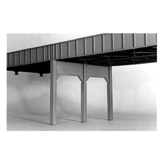 Micro Engineering 80175 HO Scale Bridge Support -- 3-3/8 x 9-1/2" 8.4 x 24cm