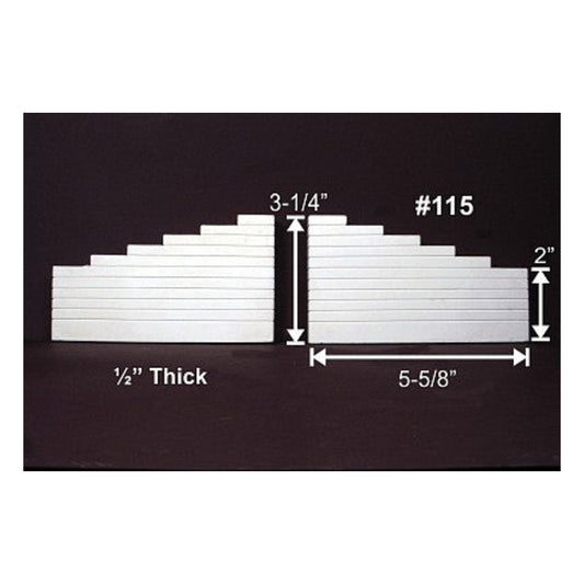 Monroe Models 115 HO Scale Abutment Wings pkg(2) -- Modern Grooved Concrete