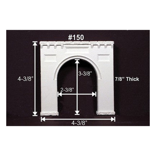 Monroe Models 150 HO Scale B&O Portal Brick Sngl-Trk