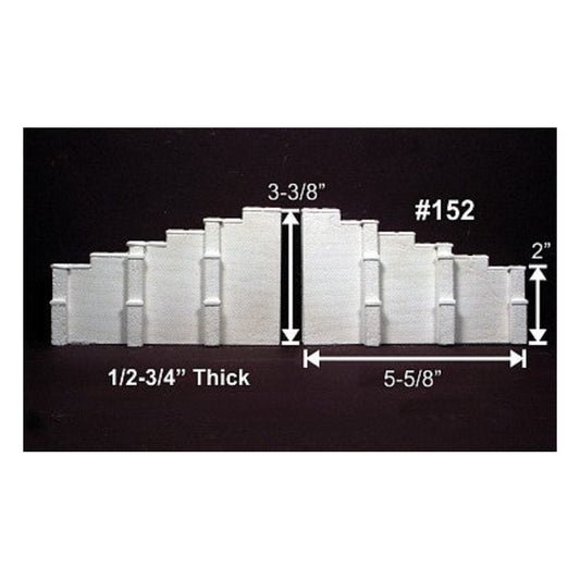 Monroe Models 152 HO Scale Brick Tapered Wing Walls