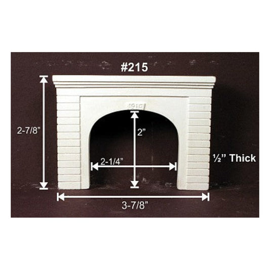 Monroe Models 215 N Scale Double-Track Tunnel Portal -- Grooved Concrete