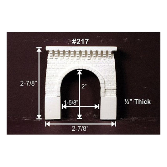 Monroe Models 217 N Scale Sngl Tun Portal Granite