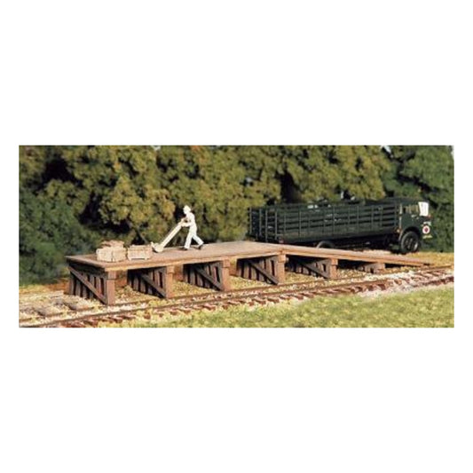 Monroe Models 9203 N Scale Railroad Loading Dock pkg(2) -- Kit - 3-1/2 x 3/4 x 3/8" 8.9 x 1.9 x 1.3cm