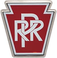 Microscale 10001 All Scale Embossed Die-Cut Metal Sign -- Pennsylvania Railroad