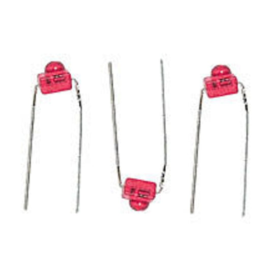Miniatronics 1200112 All Scale Micro Mini Light Emiting Diodes (LEDs) - 1/16" 1.5mm Diameter -- Red pkg(12)