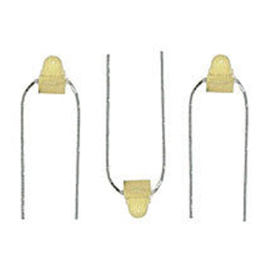 Miniatronics 1200312 All Scale Micro Mini Light Emiting Diodes (LEDs) - 1/16" 1.5mm Diameter -- Yellow pkg(12)