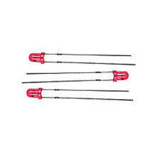 Miniatronics 1213103 All Scale Blinker/Flasher Suberbrite Light Emiting Diodes (LEDs) - 1/8" 3mm Diameter -- Red