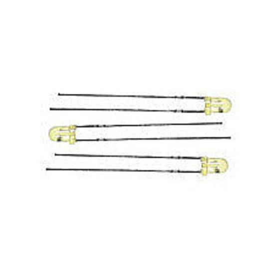 Miniatronics 1213303 All Scale Blinker/Flasher Suberbrite Light Emiting Diodes (LEDs) - 1/8" 3mm Diameter -- Yellow