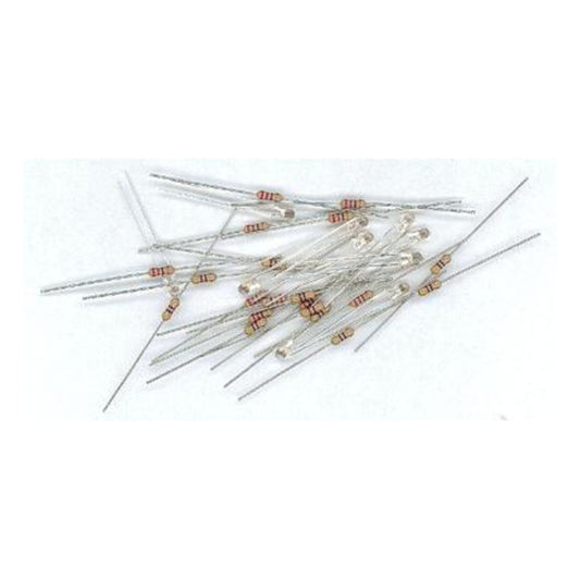 Miniatronics 1231010 All Scale Yeloglo White LEDs -- 1/8" 3mm pkg(10)