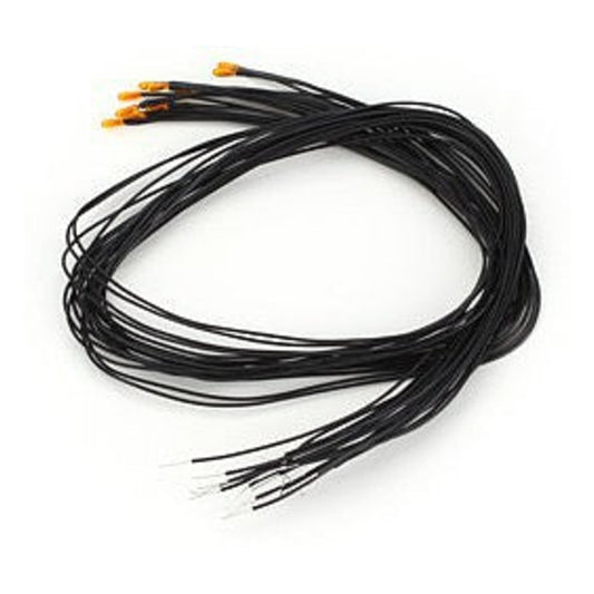 Miniatronics 18Y0310 All Scale Micro Miniature Lamps - Colored 1.5V 30mA 1.2mm Diameter -- Yellow pkg(10)