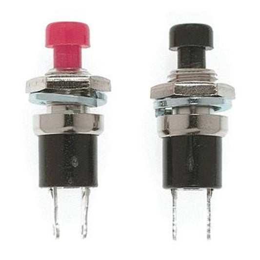 Miniatronics 3302502 All Scale Switches -- Push-Button SPST Momentary - Normally Open 1/4" .64cm pkg(2)