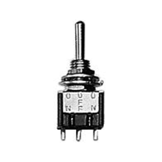 Miniatronics 3622002 All Scale Miniature Toggle Switches -- SPDT 5Amp 120V Momentary pkg(2)