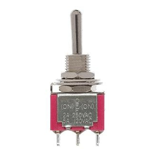 Miniatronics 3622005 All Scale Miniature Toggle Switches -- SPDT 5Amp 120V Momentary pkg(5)