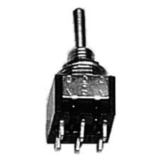 Miniatronics 3627002 All Scale Miniature Toggle Switches -- DPDT 5Amp 120V Momentary pkg(2)