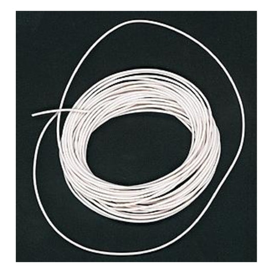 Miniatronics 48W3001 All Scale 30 Gauge Ultra Flexible Stranded Single Conductor Wire - 10' 3m -- White