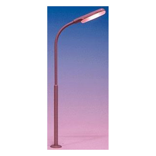 Miniatronics 7204601 N Scale Lampposts -- Single Highway Light (gray) - 2-1/8" 5.3cm