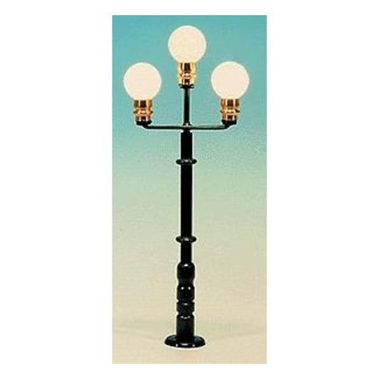 Miniatronics 7208401 HO Scale Lampposts -- Triple Park Light (green) 2-5/8" 6.5cm