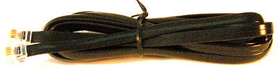 NCE Corporation 213 All Scale 6-Wire Straight Cab Bus Cable -- RJ12-7 - 7' RJ12
