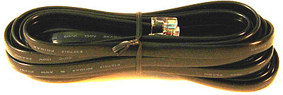 NCE Corporation 214 All Scale 6-Wire Straight Cab Bus Cable -- RJ12-12 - 12'