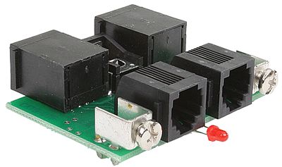 NCE Corporation 234 All Scale UTP-CAT5 Fascia Panel -- With 2 CAT RJ45 Sockets