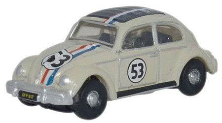 Oxford Diecast NVWB001 N Scale 1960s Volkswagen Beetle Herbie #53