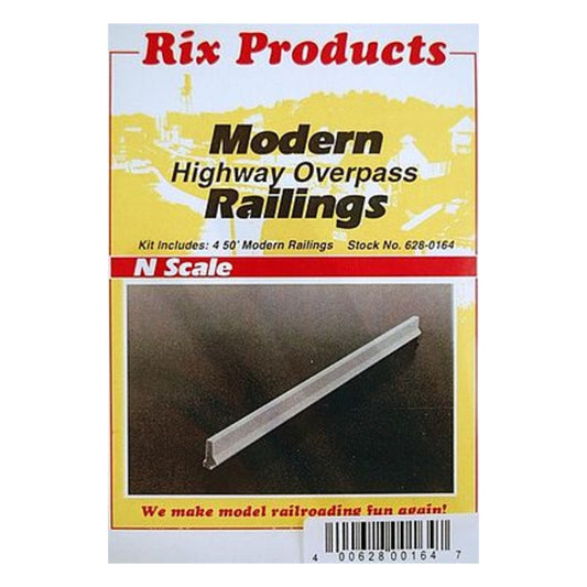 Rix Products 164 N Scale Overpass Parts -- Modern Railings