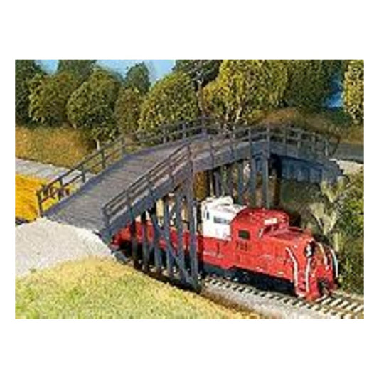 Rix Products 200 HO Scale Rural Wooden Overpass (Plastic Kit)