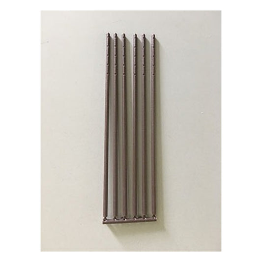 Rix Products 40 HO Scale Railroad 40' Telephone Poles Only (Brown Plastic; pkg(36) -- Use w/Crossarms #628-31 or -35 (Both sold separately)