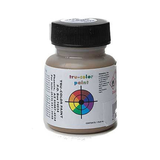 Tru-Color Paint 875 All Scale Flat Brushable Color Acrylic Paints - 1oz 29.6mL -- Light Wooden Rifle Stock Brown