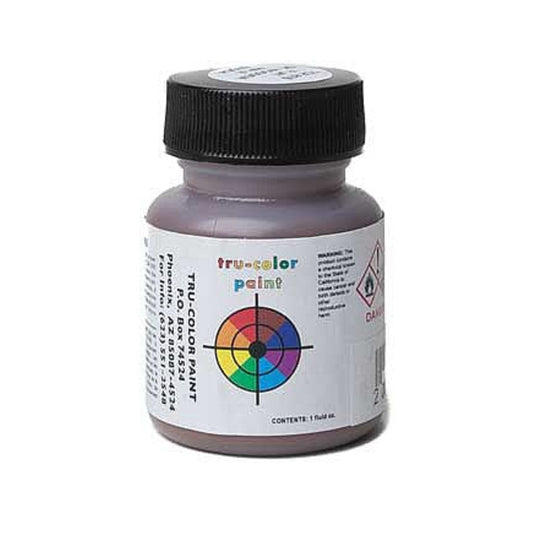 Tru-Color Paint 876 All Scale Flat Brushable Color Acrylic Paints - 1oz 29.6mL -- Dark Wooden Rifle Stock Brown