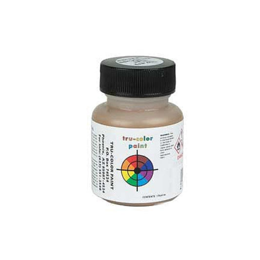 Tru-Color Paint 879 All Scale Flat Brushable Color Acrylic Paints - 1oz 29.6mL -- Yellow Ochre Leather