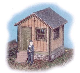 The N Scale Architect 10008 N Scale Waterville Switchman's Shanty -- Kit