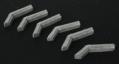 The N Scale Architect 20086 N Scale Roof Ductwork - Unpainted Castings (6)