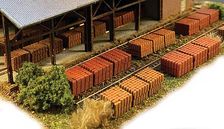 The N Scale Architect 20108 N Scale Brick Triple Stacks - Laser-Cut Kit