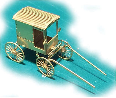 The N Scale Architect 96703 N Scale Making-A-Scene Brass Kit -- Amish Buggy