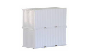 Promotex 005441 1/87 Scale 20' Container - Pack of 2