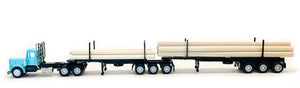 Promotex 006613 1/87 Scale Peterbilt Super-B Log Trailer high quality